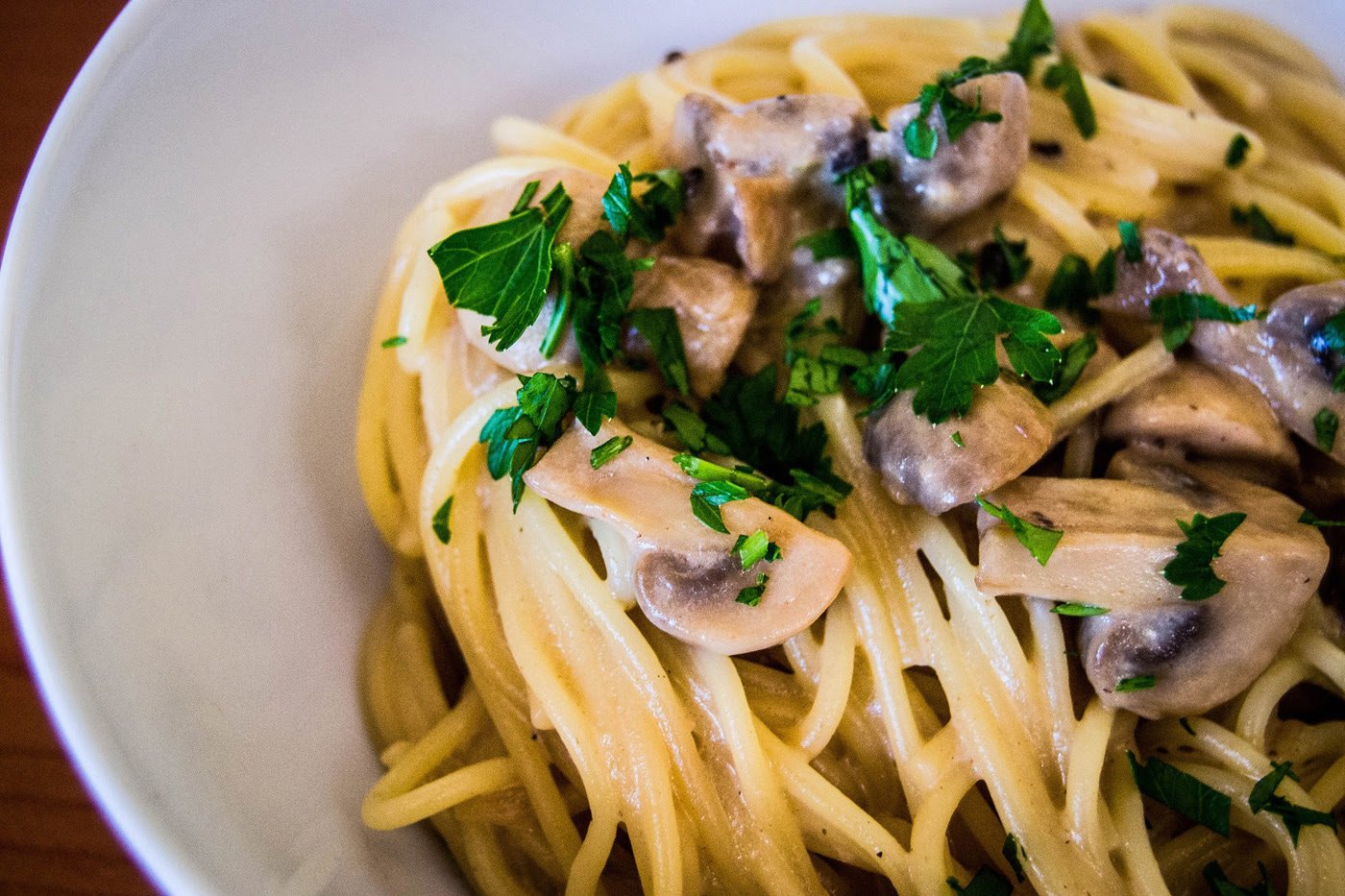 Italian Mushroom Pasta